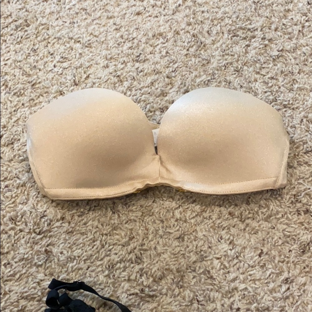 UpBra size 34 A nude color strapless